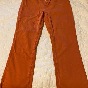 Size 29 Orange Anthropologie Pants